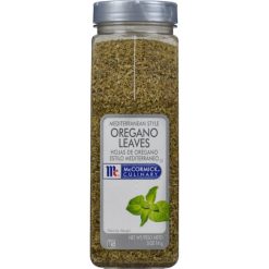 McCormick Oregano Leaves Whole, 5 Ounce Container - 6 Per Case | SKU: 393821 | UPC: 052100324296