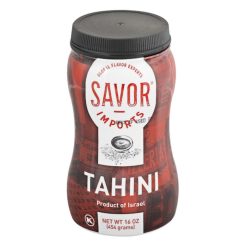 Savor Imports Tahini Paste 16 Oz ,12/Case | SKU: 566293 | UPC: 046274329638