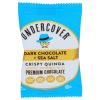 Undercover Snacks Dark Chocolate Plus Sea Salt Individually Wrapped, 0.25 Ounces, 125 Per Case | SKU: 726693 | UPC: 854571007094