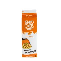 Island Oasis Mango Beverage Mix, 32 Fluid Ounce, 12 Per Case | SKU: 681808 | UPC: 037597501207
