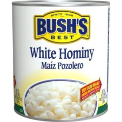 Bush s Best White Hominy, 108 Ounces, 6 Per Case | SKU: 267001 | UPC: 039400017288