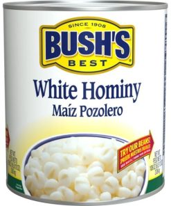 Bush s Best White Hominy, 108 Ounces, 6 Per Case | SKU: 267001 | UPC: 039400017288