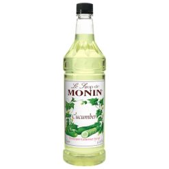 Monin Premium Cucumber Syrup, 1 Liter, 4 Per Case | SKU: 535319 | UPC: 738337884405