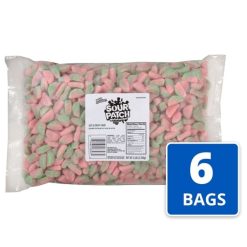 Sour Patch Kids Fat Free Soft Candy Gummy Candy Bulk, 5 Pound, 6 Per Case | SKU: 481644 | UPC: 070462433067