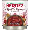 Herdez Peppers Chipotle In Adobo Sauce, 7 Ounces, 12 Per Case | SKU: 585401 | UPC: 072878527385