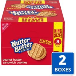 Nutter Butter King Size Nutterbutter Cookies, 3.5 Ounce, 10 Per Box, 2 Boxes Per Case | SKU: 654292 | UPC: 044000050887