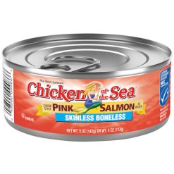 Chicken Of The Sea Skinless and Boneless Pink Salmon In Water, 5 Ounces, 24 Per Case | SKU: 189702 | UPC: 048000011190