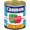 Cannon Red and Green Pepper Strips. No. 10 Can, 6 Per Case | SKU: 414288 | UPC: 023709130304