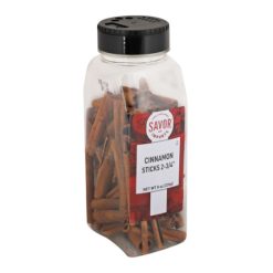 Savor Imports 2.75 Cinnamon Stick 8 Oz Plastic Jar (Pack of 6) | SKU: 588223 | UPC: 684476041684