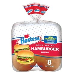 Hostess Hamburger Buns Fresh Case, 12 Ounce, 4 Packs Per Case | SKU: 756821 | UPC: 888109254964