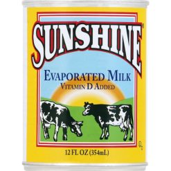 Sunshine Evaporated Milk, 12 Fluid Ounces, 24 Per Case | SKU: 610666 | UPC: 075300005079