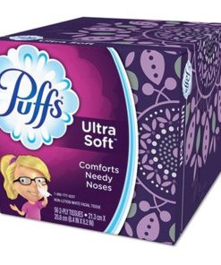 Puffs Facial Tissue, 56 Count, 24 Per Case | SKU: 526726 | UPC: 037000350385