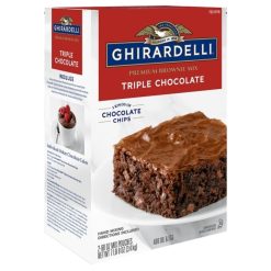 Ghirardelli Kosher, Triple Chocolate Brownie Mix, 120 Oz Box, 4/Case | SKU: 493099