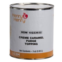 Henry And Henry Cafe Sarks Caramel Fudge Topping, 8.3 Pound, 6 per Case | SKU: 647662 | UPC: 684766002029