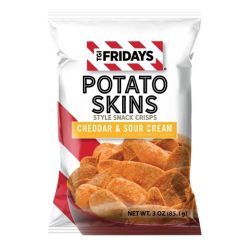 TGI Fridays Cheddar and Sour Cream Potato Skin, 3 Ounces Per Bag - 6 Per Case | SKU: 444532 | UPC: 720495303065