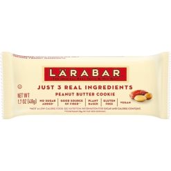 Larabar Vegan Gluten Free Peanut Butter Cookie Snack Bar, 27.2 Ounces, 4 Per Case | SKU: 556967 | UPC: 021908418827