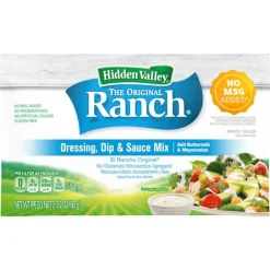 Hidden Valley Original Ranch Dressing Dry Mix, 3.2 Ounces - 12 Per Case | SKU: 489748 | UPC: 071100210033