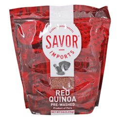 Savor Imports Red Quinoa Grain, 5 Pound, 2 Per Case | SKU: 566268 | UPC: 684476034556
