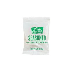 Fresh Gourmet Trans Fat Free Seasoned Crouton Cubes, .25 Oz., 250/Case | SKU: 493241