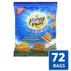 Honey Maid Honey Maid Graham Cracker Little Squares, 1.06 Ounce, 72 Packs Per Case | SKU: 573881 | UPC: 019320001666