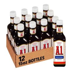 A.1. Original Steak Sauce Bottle, 15 Ounce, 12 Per Case | SKU: 375943 | UPC: 054400000108 | GTIN: 10054400000105
