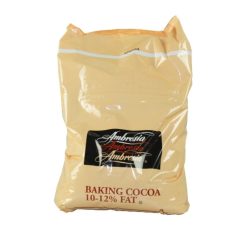 Ambrosia 10-12% Natural Low Fat Cocoa Powder, 5 Pounds, 6 Per Case | SKU: 633853 | UPC: 030001192534