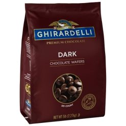 Ghirardelli Queen Dark Chocolate Wafers, 5 Pounds, 2 Per Case | SKU: 748549 | UPC: 747599419638