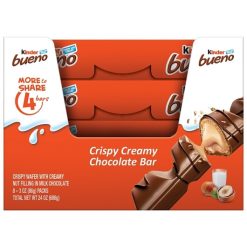 Kinder Bueno Crispy Creamy Chocolate Bar, , 3 Ounce, 8 Per Box, 16 Per Case