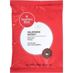 Seattle s Best 6th Ave Bistro Bold and Roasty Ground Coffee, 6 Ounce, 32 Per Case