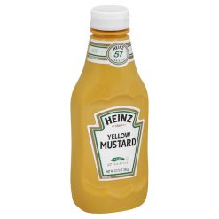 Heinz Classic Yellow Squeeze Mustard Bottle, 12.75 Ounce, 16 Per Case