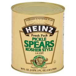 Heinz Dill 74 Count Pickle Spear Bulk, 6.99 Fluid Ounce, 6 Per Case