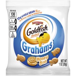 Pepperidge Farms Goldfish Honey Bun Whole Grain Grahams, 1 Ounce, 300 Per Case