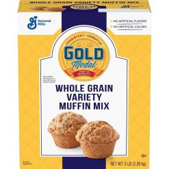 Gold Medal Whole Grain Variety Muffin Mix, 5 Pound, 6 Per Case