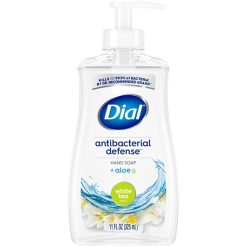 Dial White Tea Liquid Hand Soap Antibacterial Defense, 11 Fluid Ounce, 12 Per Case