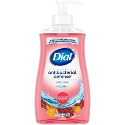 Dial Pomegranate & Tangerine Liquid Hand Soap Antibacterial Defense, 11 Fluid Ounce, 12 Per Case