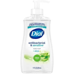 Dial Antibacterial Liquid Hand Soap Aloe, 11 Fluid Ounce, 12 Per Case