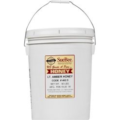 Sue Bee Light Amber Honey Pail, 60 Pound