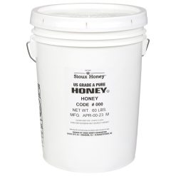 Sue Bee White Honey Pail, 60 Pound