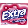 Extra Classic Bubble Gum, 15 Piece, 10 Per Pack, 12 Per Case