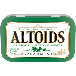 Altoids Spearmint Single, 1.76 Ounce, 12 Per Box, 12 Per Case