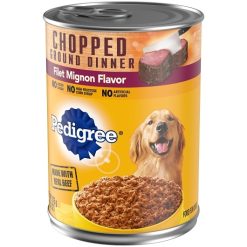 Pedigree Filet Mignon Ground Dinner, 13.2 Ounce, 12 Per Case