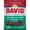 David Sunflower Seeds Sour Cream & Onion, 5.25 Ounces, 12 Per Case