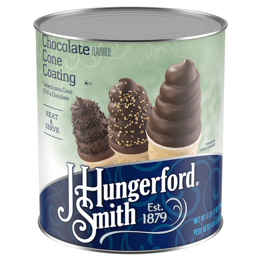 Jhs Chocolate Cone Coating, 109 Ounce, 6 Per Case