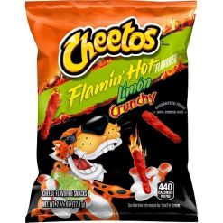 Cheetos Crunchy Flamin Hot Limon XVL 2.75 Ounce, 32 Per Case
