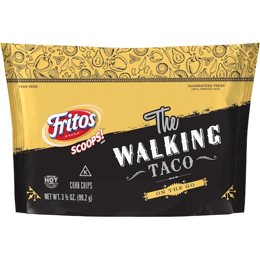 Fritos Top-N-Go Scoop Corn Chips, 3.5 Ounces, 18 Per Case