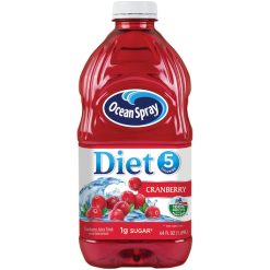 Ocean Spray Diet Cranberry Juice, 64 Fluid Ounces, 8 Per Case