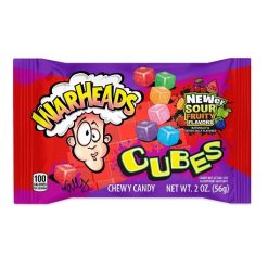 Warheads Cubes Count Good, 2 Ounce, 15 Per Pack, 12 Per Case