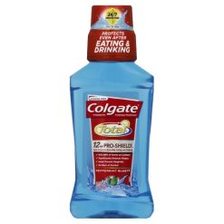Colgate Total Mouthwash Peppermint, 8.4 Fluid Ounce, 6 Per Case