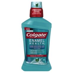 Colgate Enamel Health Sparkling Fresh Mint Mouthwash, 500 Fluid Ounce, 6 Per Case
