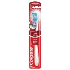 Colgate 360 Optic White Medium Toothbrush, 1 Count, 72 Per Case